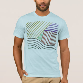 Colord linjer t-shirt