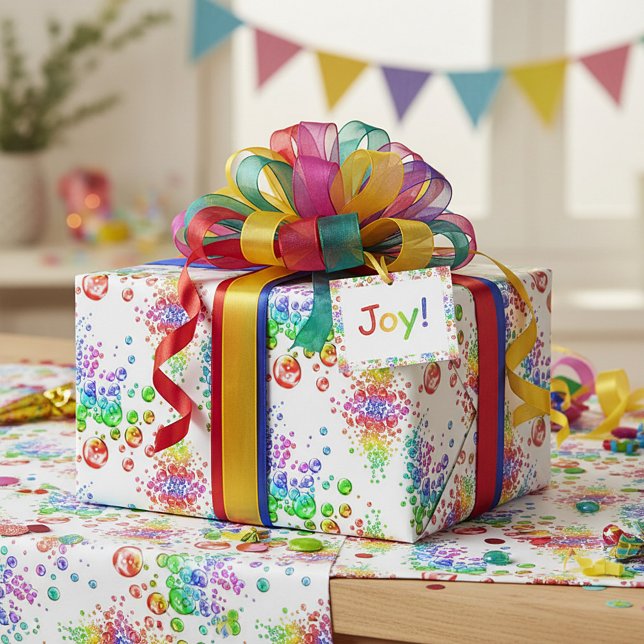 colored bubbles presentpapper (Skapare uppladdad)