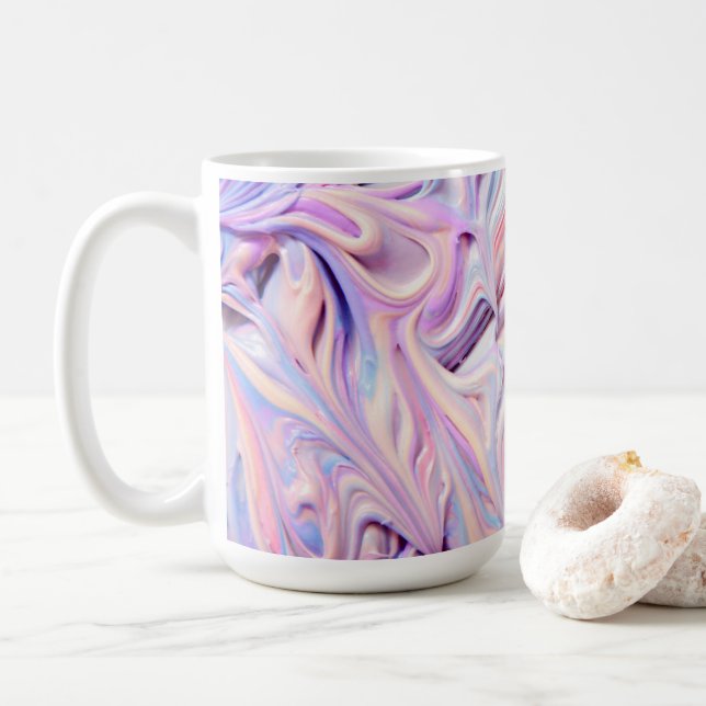 colored frosting kaffemugg (Med munk)