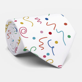 Colored Party Confetti Pattern Slips