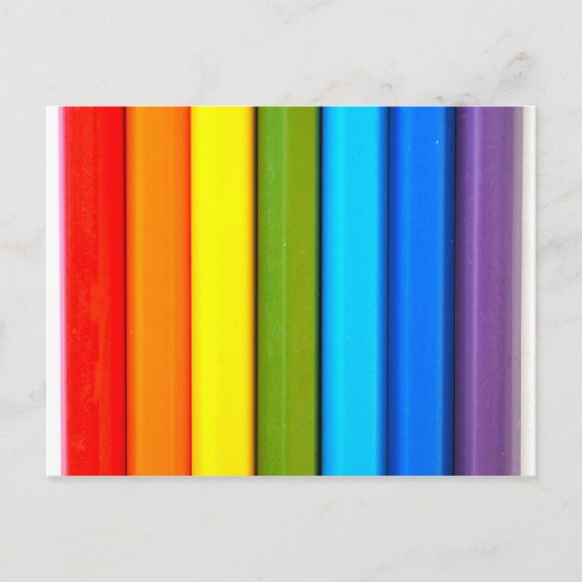 Colored Pencils postcard Vykort (Framsida)