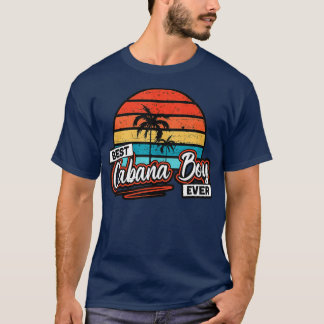 Colorent Sunset Handflatan Träd Best Cabana Boy nå T Shirt