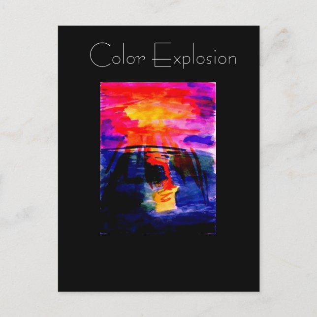 ColorExposion ArtPostCard Vykort (Framsida)