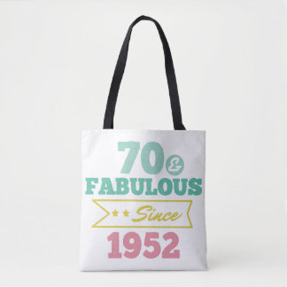 colorful 70 and fabulous since 1952 tygkasse