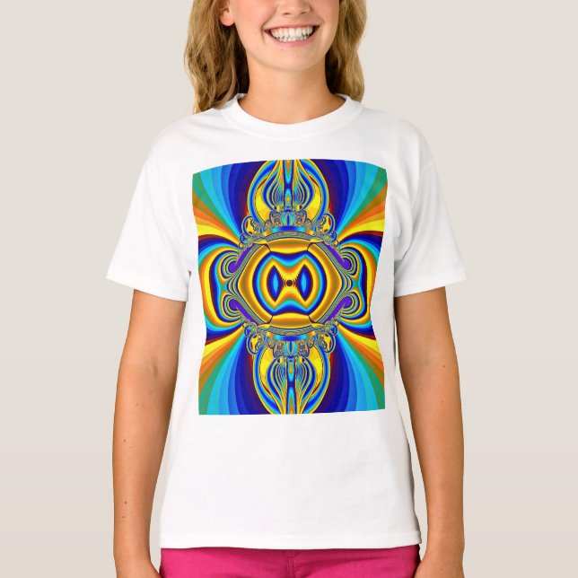 Colorful Abstract Background-14334 T Shirt (Framsida)