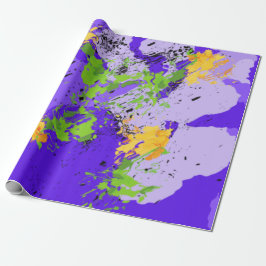 Colorful abstract energy wave presentpapper
