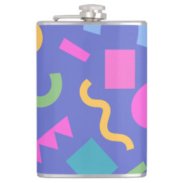 Colorful Abstract Geometric Memphis Style Pattern Fickplunta