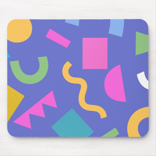 Colorful Abstract Geometric Memphis Style Pattern Musmatta (Framsidan)