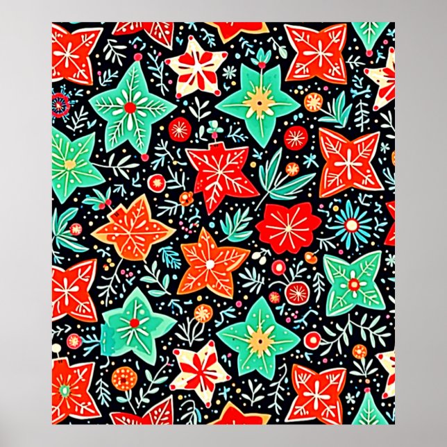 Colorful Abstract Holiday Design Poster (Framsidan)