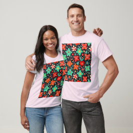  Colorful Abstract Holiday Design T Shirt