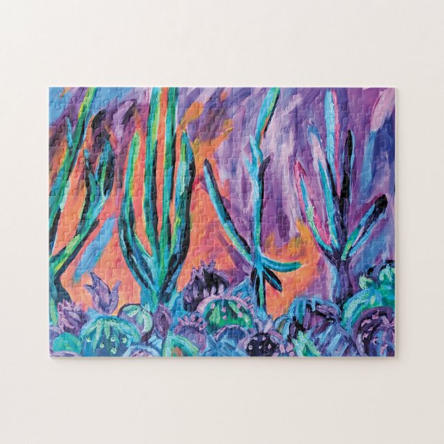 Colorful Abstract Painting  Pussel (Horisontell)