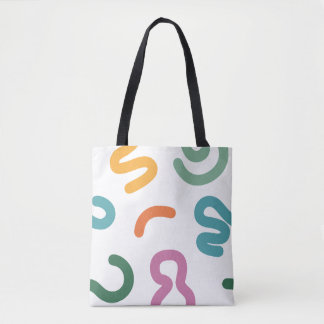 Colorful Abstract Shapes Pattern Tygkasse