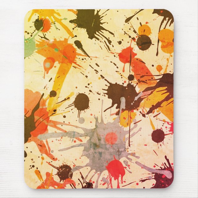Colorful Abstract Watercolor Splatter  Musmatta (Framsidan)