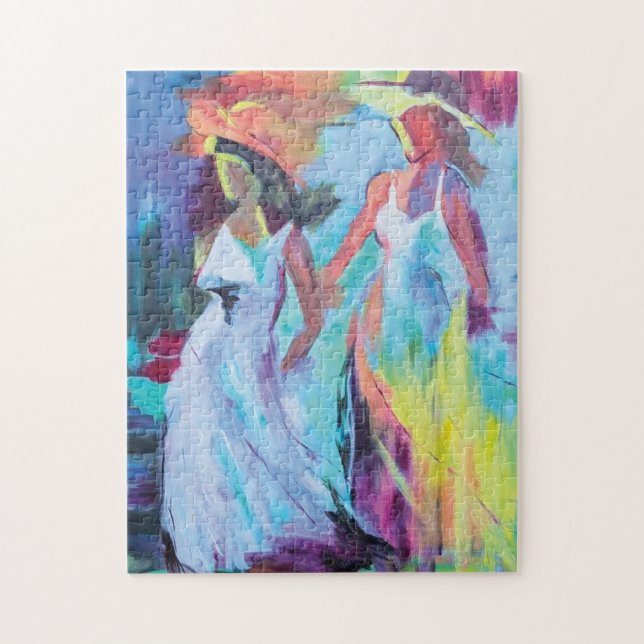 Colorful Abstract Women  Pussel (Vertikal)