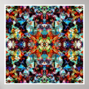 Colorful Abstrakt Digital Art Poster