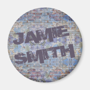 Colorful Abstrakt Graffiti Wall street Art Magnet