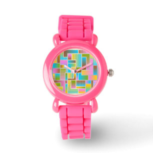 COLORFUL ABSTRAKT MÖNSTER ARMBANDSUR