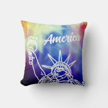 Colorful America Frihetsgudinnan Patriotic