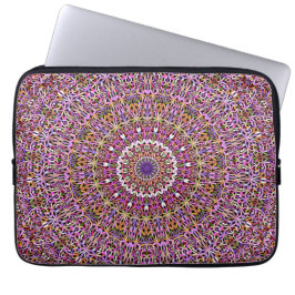 Colorful Andlig Garden Mandala Laptop Fodral