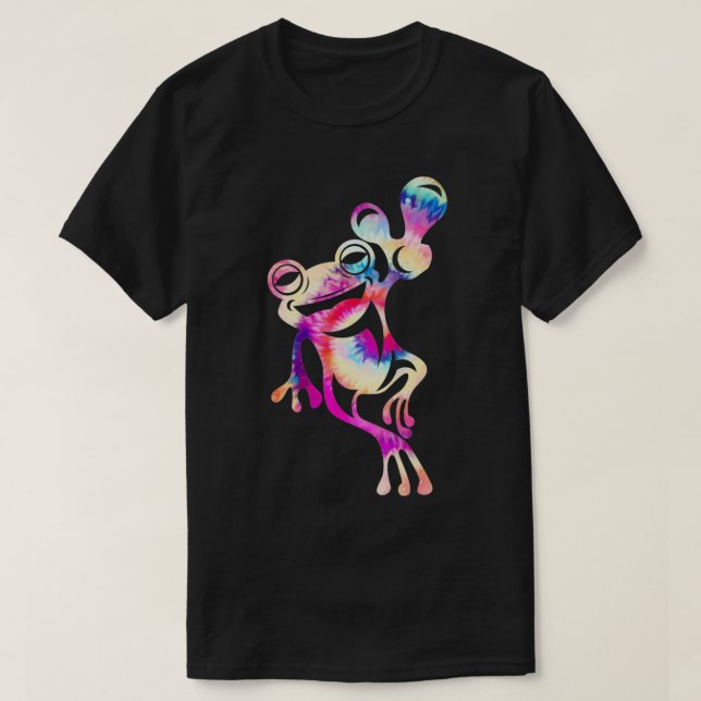 Colorful Animal Amphibian Frog Pullover  T Shirt (Design framsida)