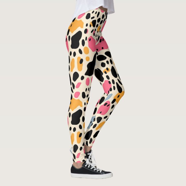 Colorful Animal Print 07 Leggings (Höger)