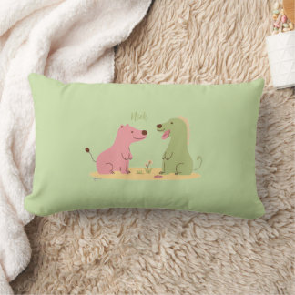 Colorful Animal Print Throw Pillow Lumbarkudde