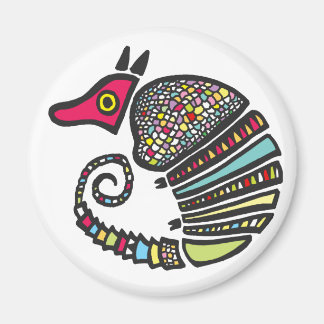 Colorful Armadillo Magnet