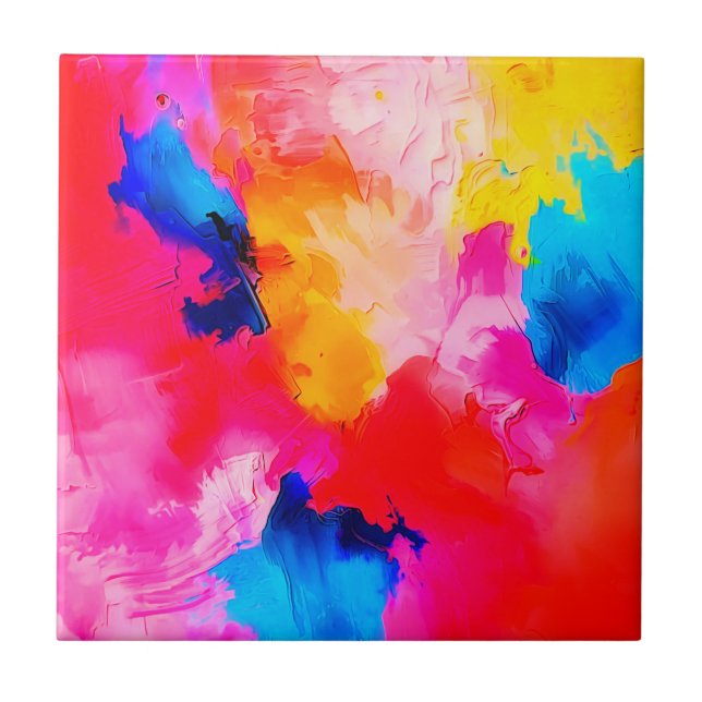 colorful  artistic patches  kakelplatta (Framsidan)