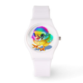 Colorful Baby Chicken Armbandsur