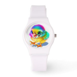 Colorful Baby Chicken Armbandsur