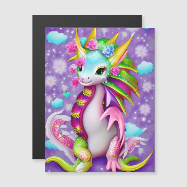 Colorful Baby Dragon (Fram/baksida)