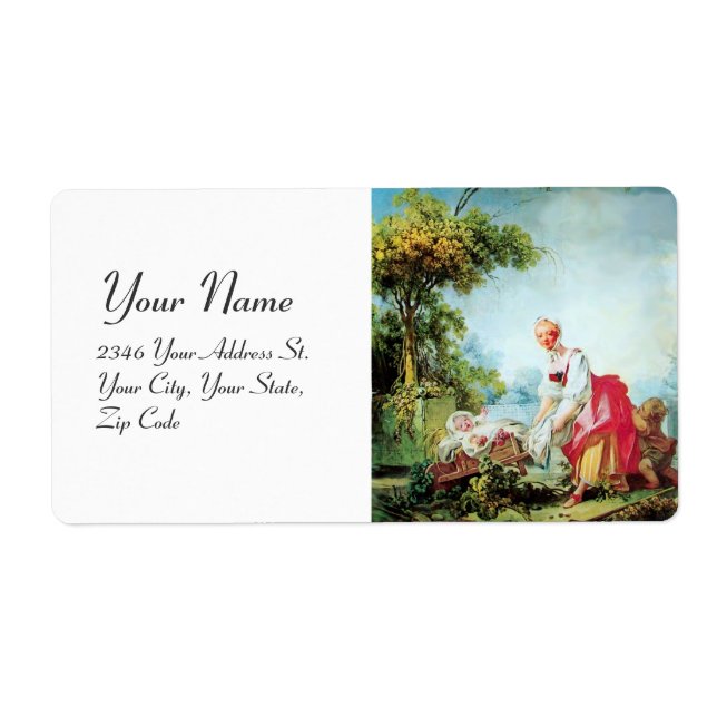 COLORFUL BABY SHOWER FRAKTSEDEL (Framsidan)