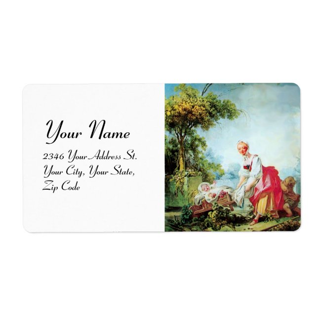 COLORFUL BABY SHOWER FRAKTSEDEL (Framsidan)