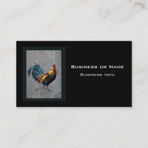 Colorful Bantam Tupp Visitkort