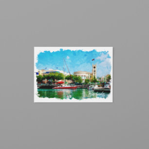 Colorful Barbados (Karibiska ön) Vykort