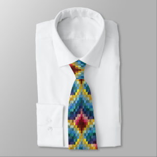 Colorful Bargello Embroidery Boho Chic Mönster Slips
