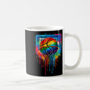 Colorful Basketball Baller Basketball Player Team Kaffemugg
