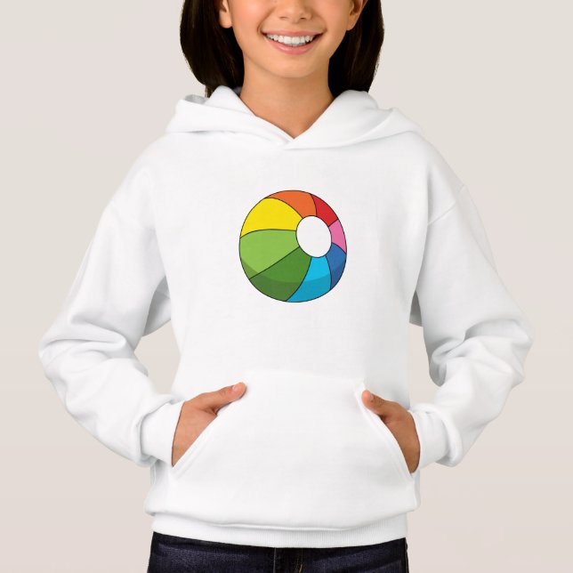 Colorful Beach Ball T Shirt (Framsida)
