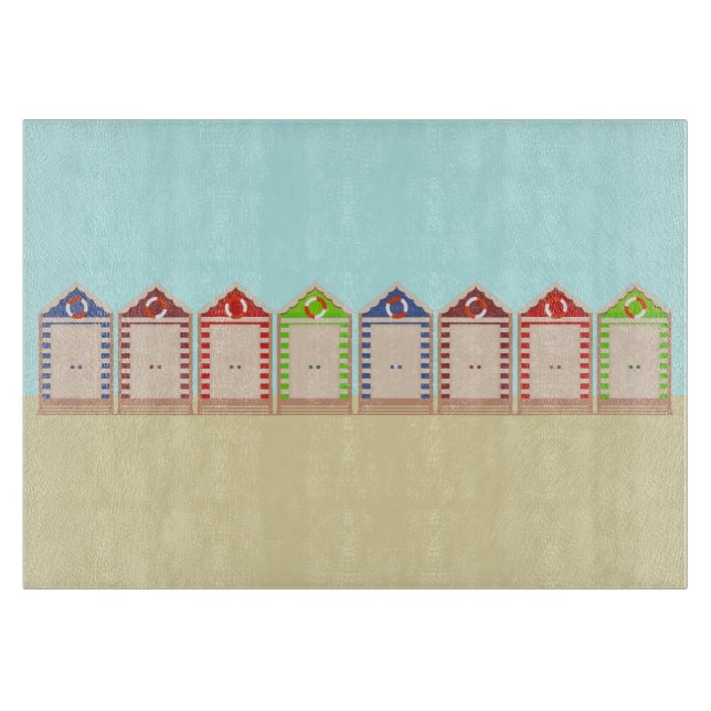 Colorful Beach Huts, sommar (Framsidan)