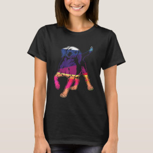 Colorful Beagle Hund Tee Funny Beagle Älskare Gift