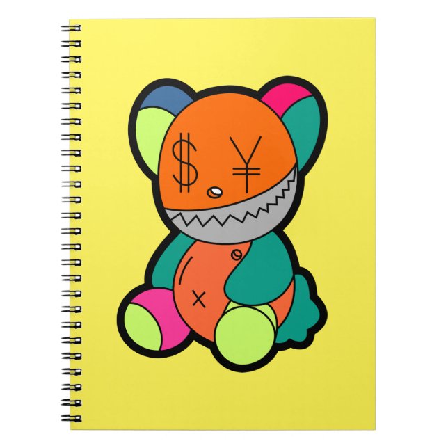 Colorful bear anteckningsbok (Framsidan)