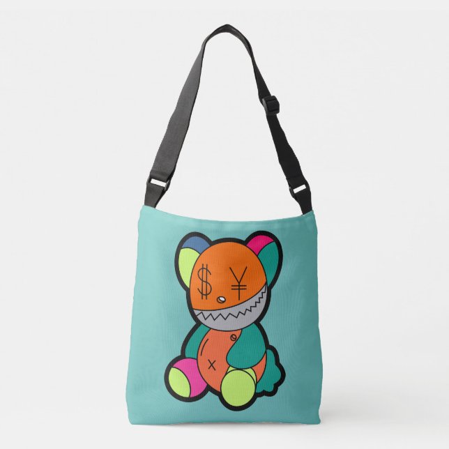 Colorful bear axelväska (Framsida)