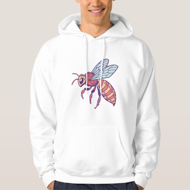 Colorful Bee Hoodie (Framsida)