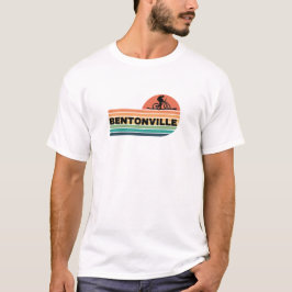 Colorful Bentonville MTB Mountain Bike T Shirt