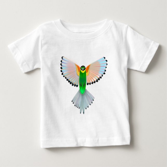 Colorful Bird Baby T-Shirt Gift (Framsida)