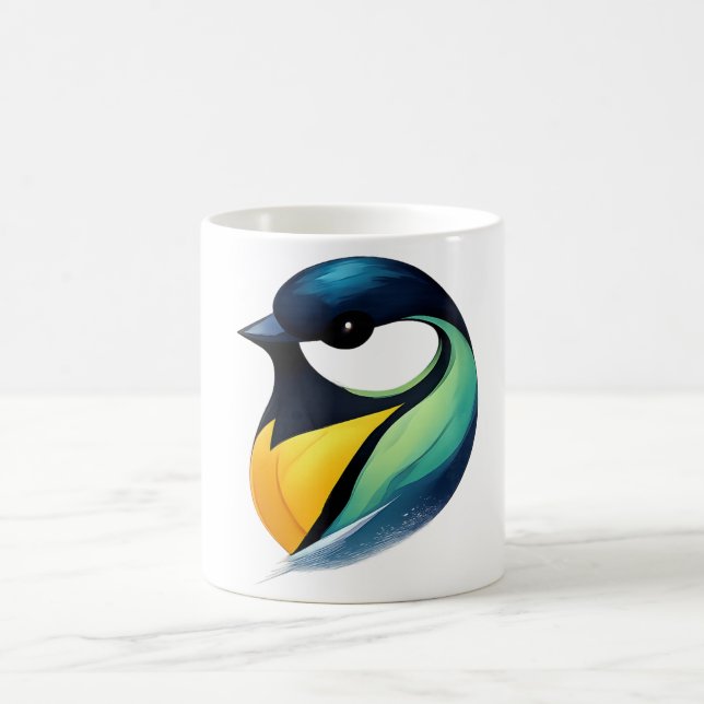 Colorful Bird Mug Kaffemugg (Center)