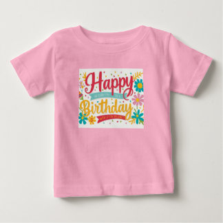 Colorful Birthday Shirt för barn T