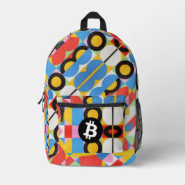 Colorful Bitcoin Mönster