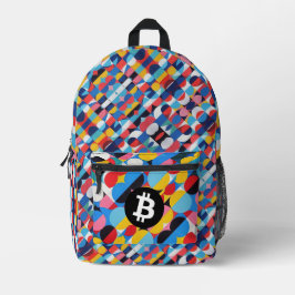 Colorful Bitcoin Mönster