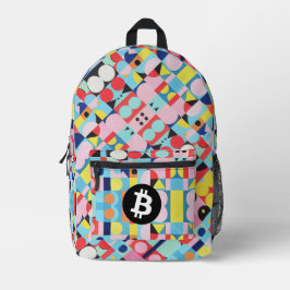 Colorful Bitcoin Mönster